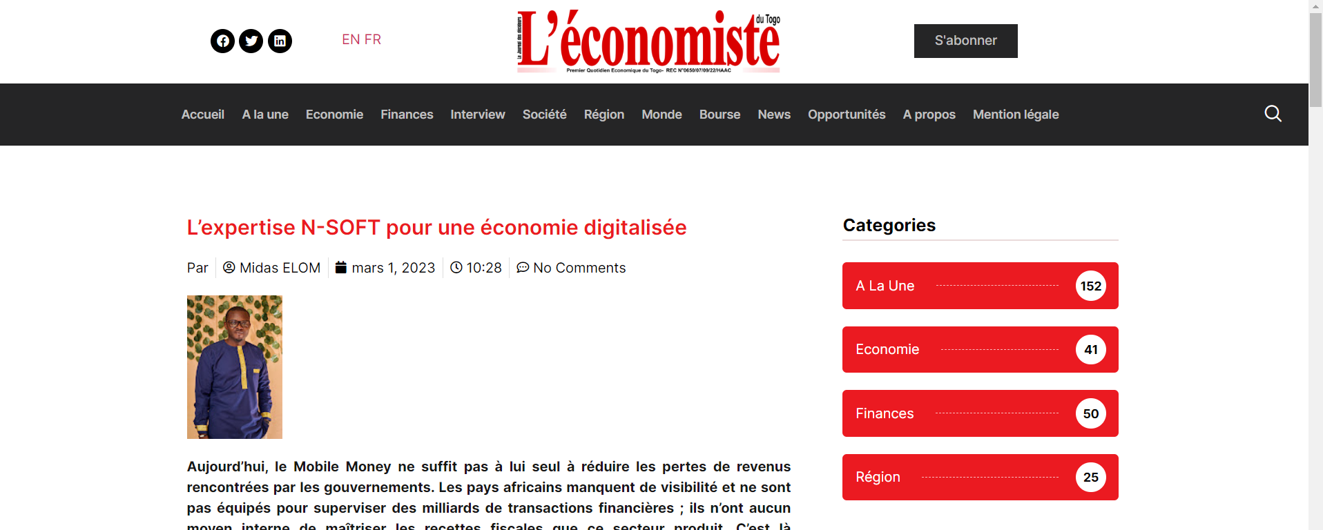 L’expertise N-SOFT pour une économie digitalisée